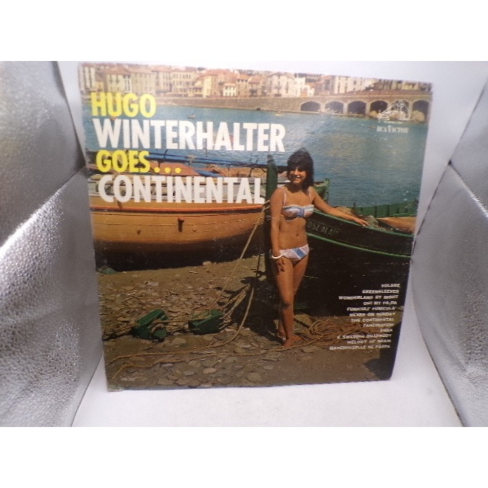 Hugo Winterhalter Goes Continental Vinyl LP RCA Victor LPM-2482 Mono‎ 1962 Pop